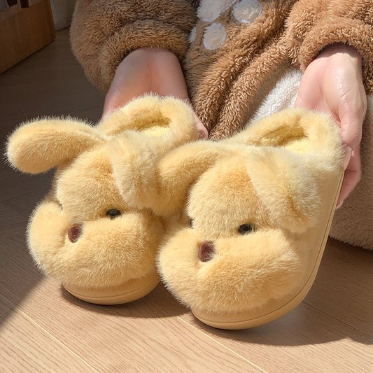 Cartoon Plush House Slippers