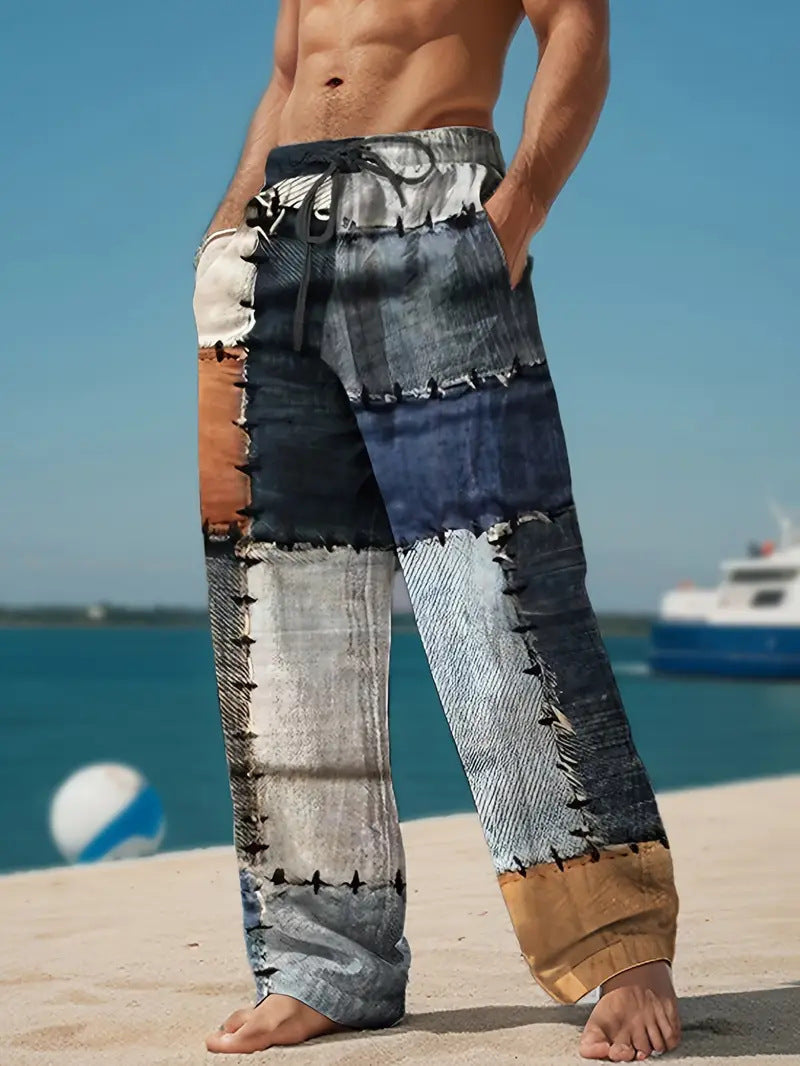 Unisex 3D Print Straight-Leg Pants