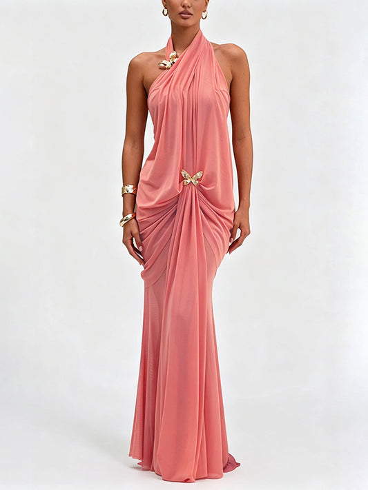Women's Off-Shoulder Butterfly Bodycon Dress
