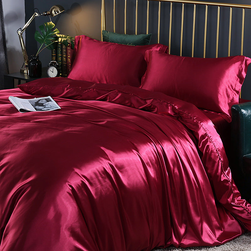 Reversible Satin Bedding Set