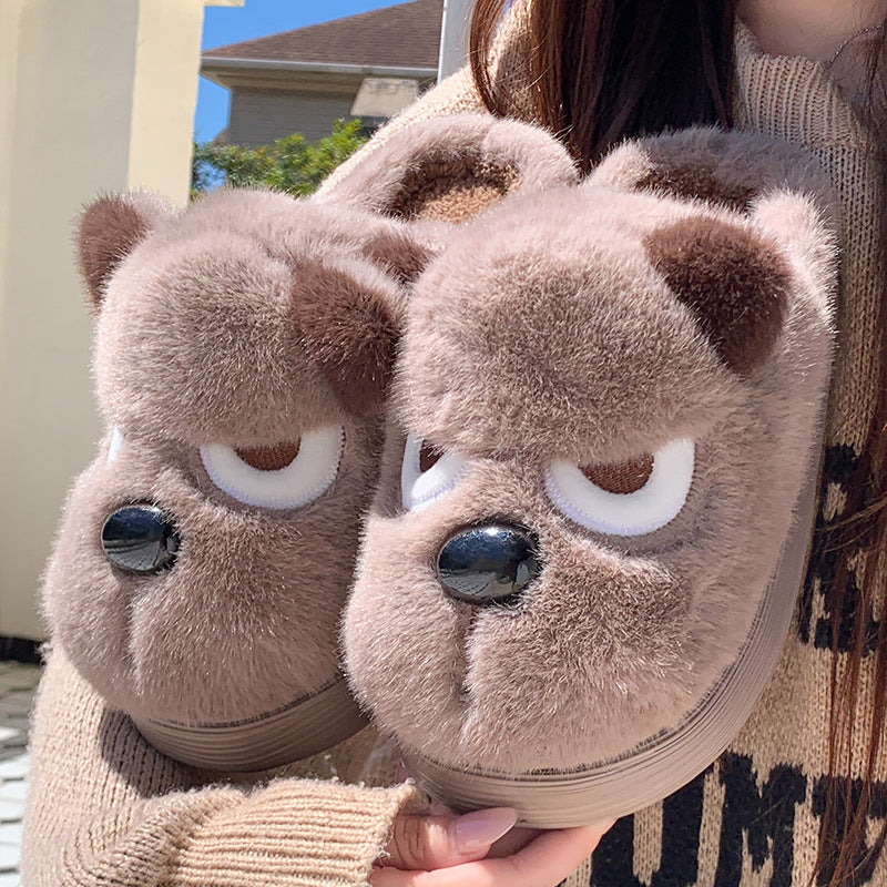 Cartoon Plush House Slippers