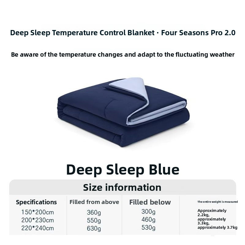 All-Season Temperature Regulating Quilt