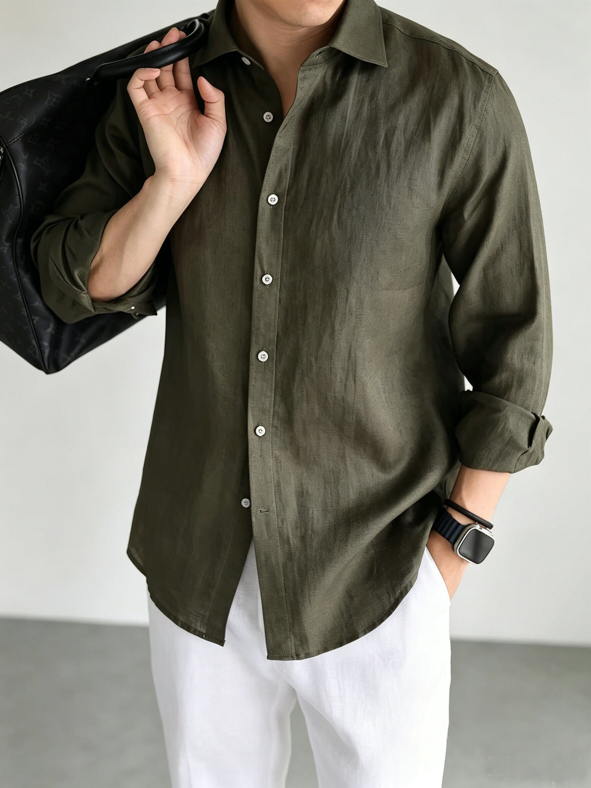 Men's Italian Linen Shirt