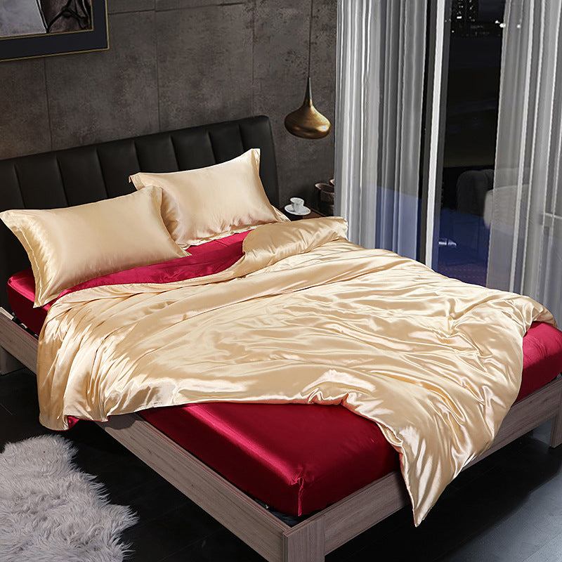 Reversible Satin Bedding Set