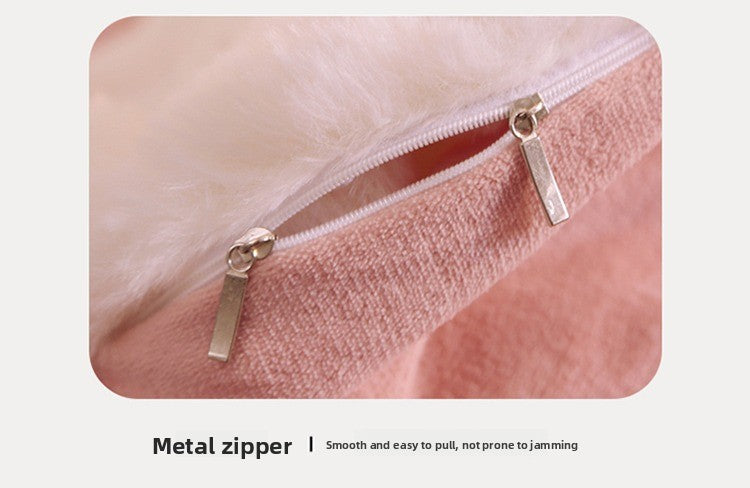 Rabbit Fur Plush Thickened Milk Velvet Bedding Set