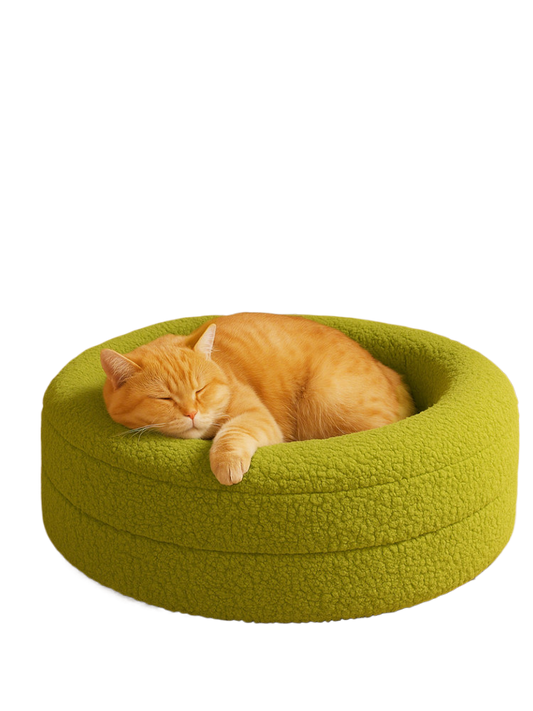 Round Plush Pet Bed