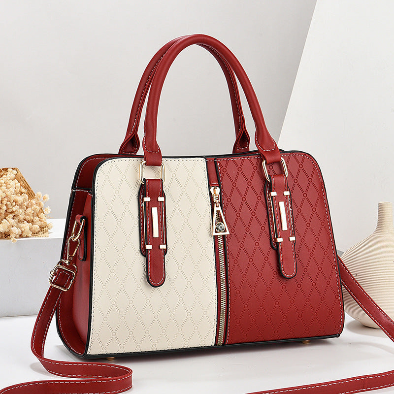 Diamond Embossed Handbag