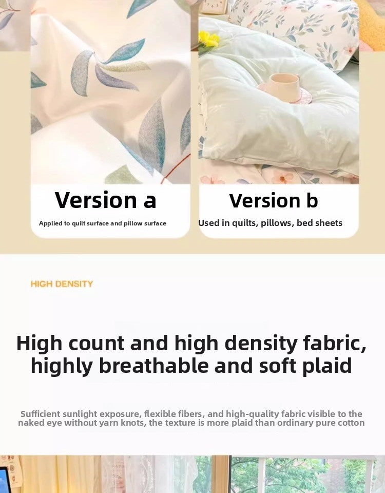 Pure Cotton Floral Bedding Set