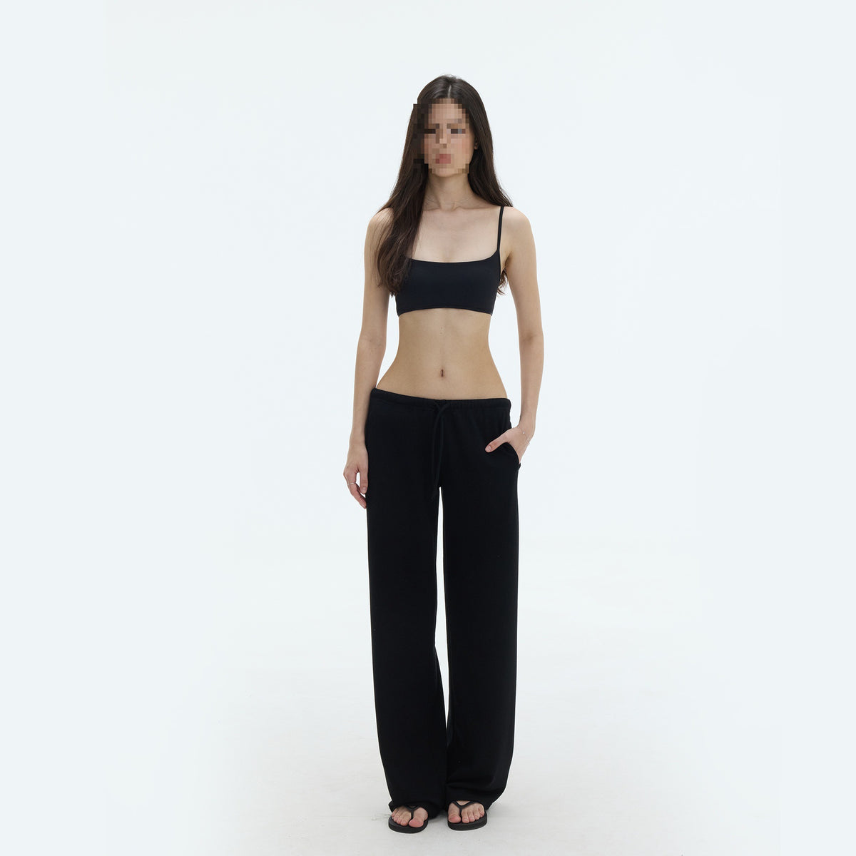 Low-Waist Drawstring Sweatpants