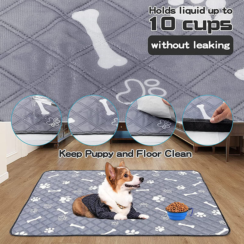 Absorbent Non-Slip Pet Mat