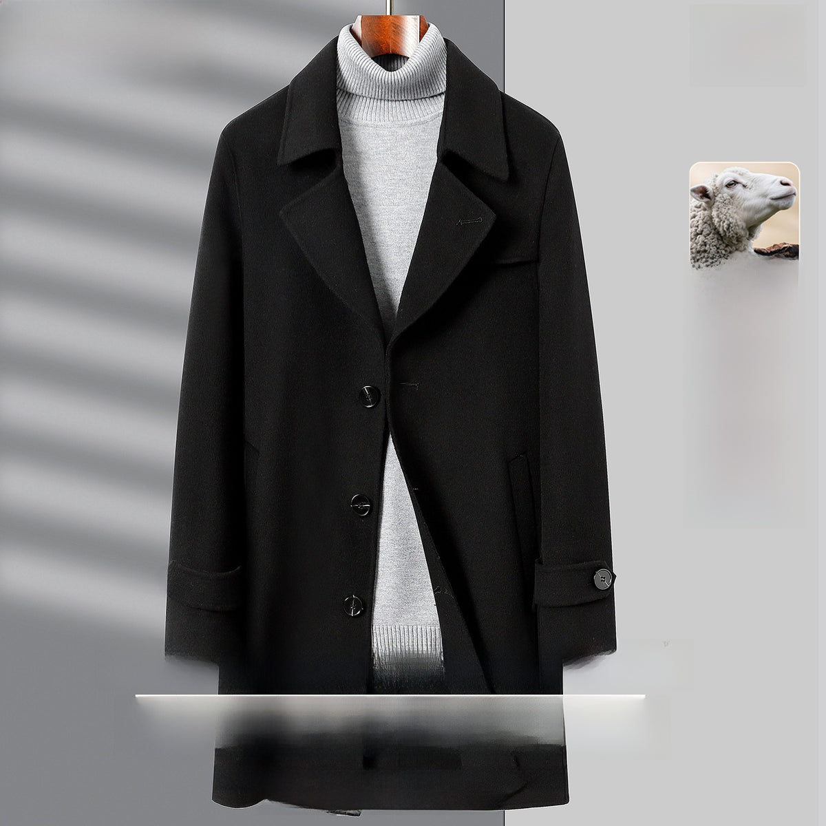 Double-Faced Wool Coat