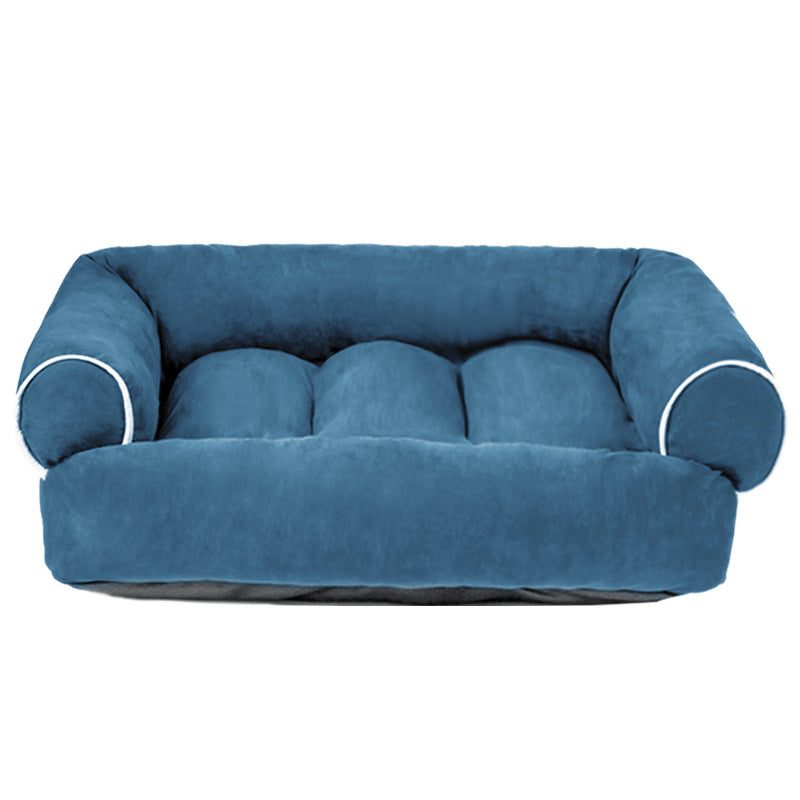 Deerskin Velvet Pet Dog Sofa Bed