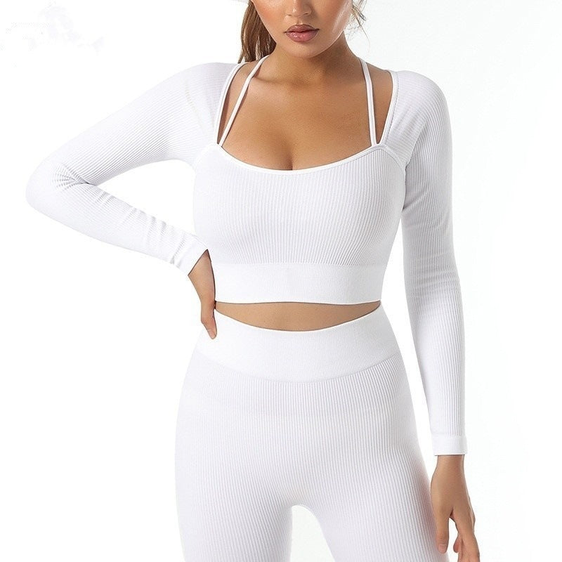 Halterneck Long Sleeve Activewear Set