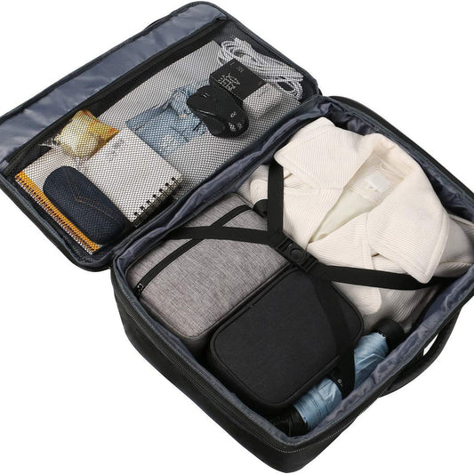 Expandable 55L Travel Laptop Backpack - expanded