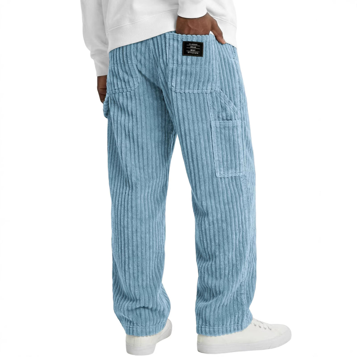 Men's Corduroy Straight-Fit Casual Pants