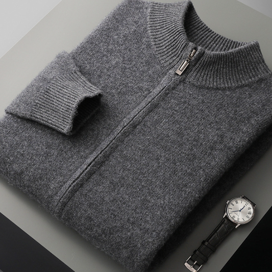 Men's Knitted Sweater Coat