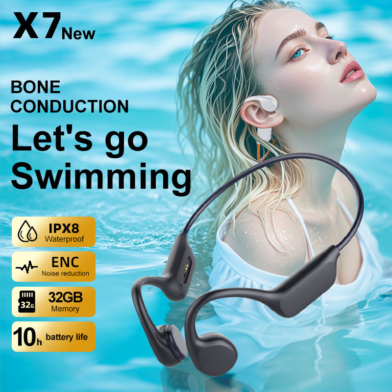 IPX8 Waterproof Bluetooth Headset