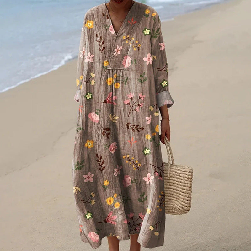 Women's Hooded Casual Loose Dress