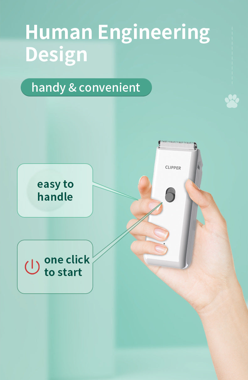 Rechargeable Waterproof Pet Hair Trimmer