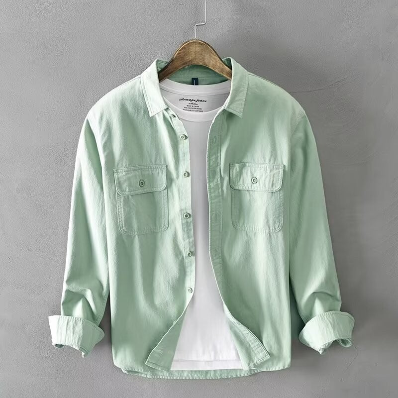 Men's Multi-Pocket Corduroy Work Jacket