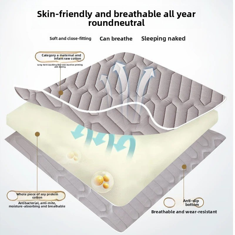 Six-Sided Waterproof Fitted Mattress Cover