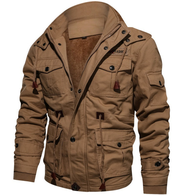 Men's Fleece-Lined Hooded Jacket