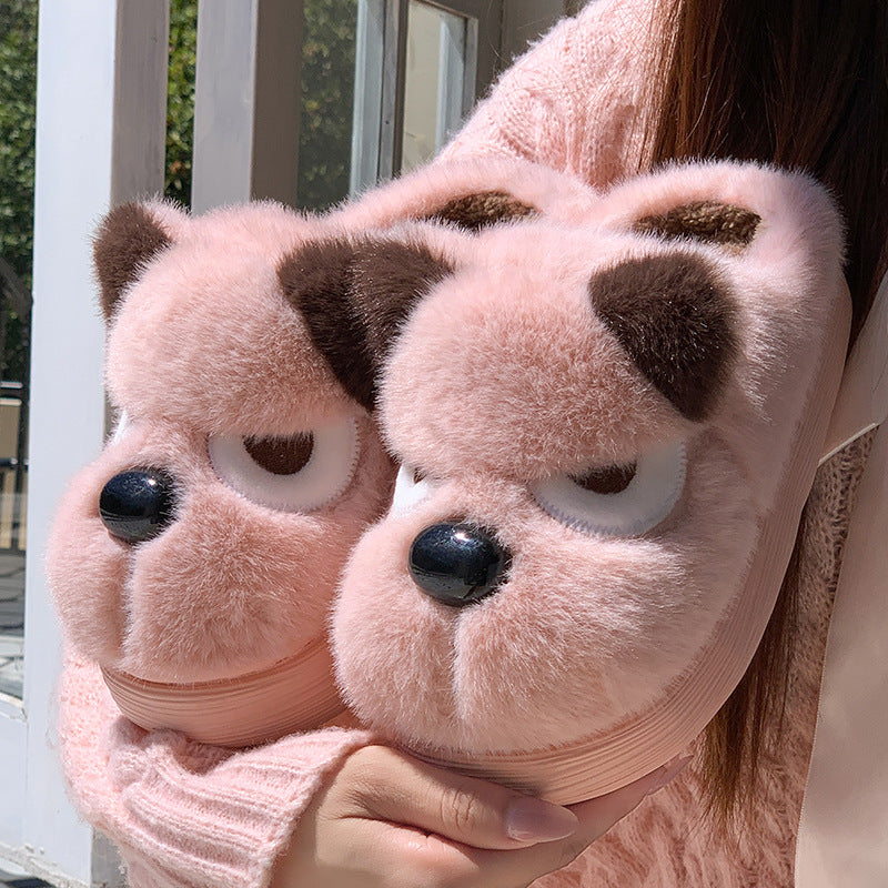 Cartoon Plush House Slippers