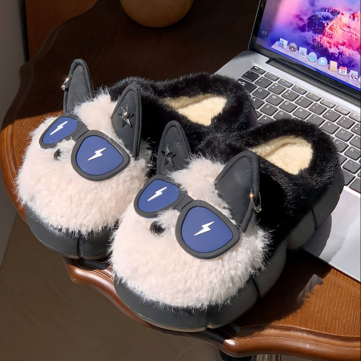 Cartoon Plush House Slippers