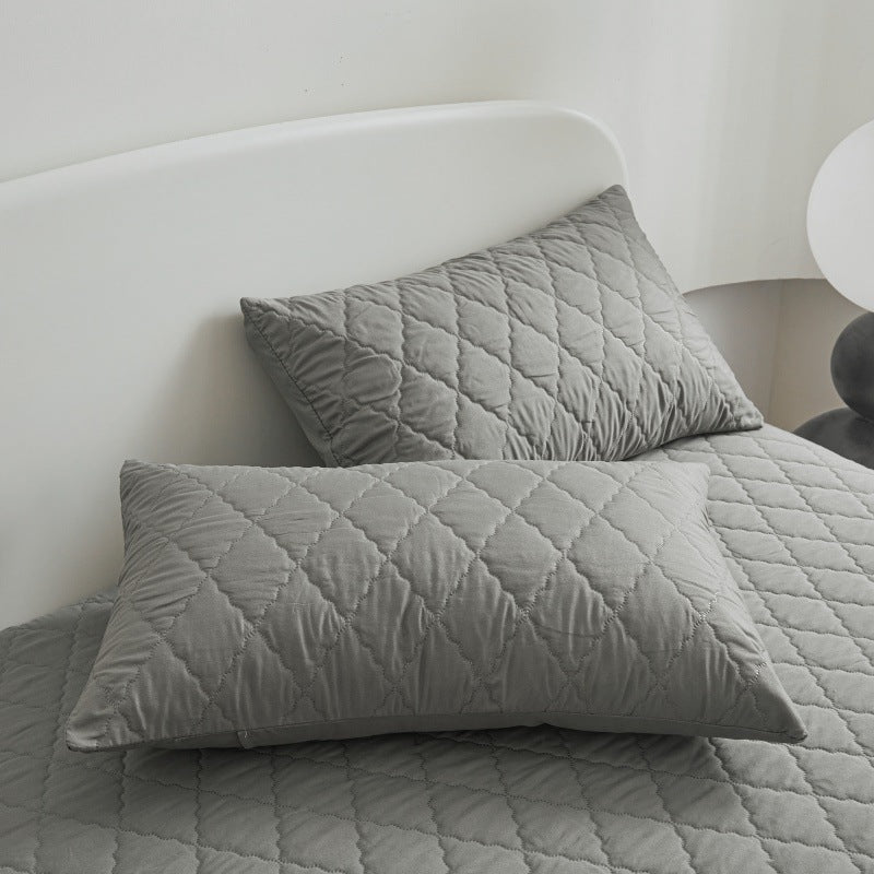 Waterproof Quilted Mattress Cover with Cotton Lining