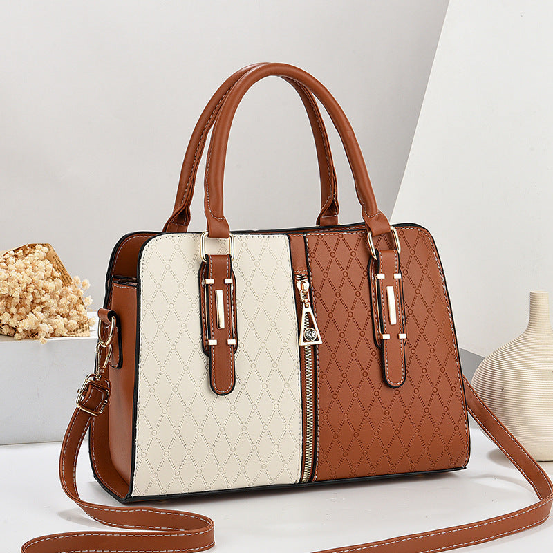 Diamond Embossed Handbag