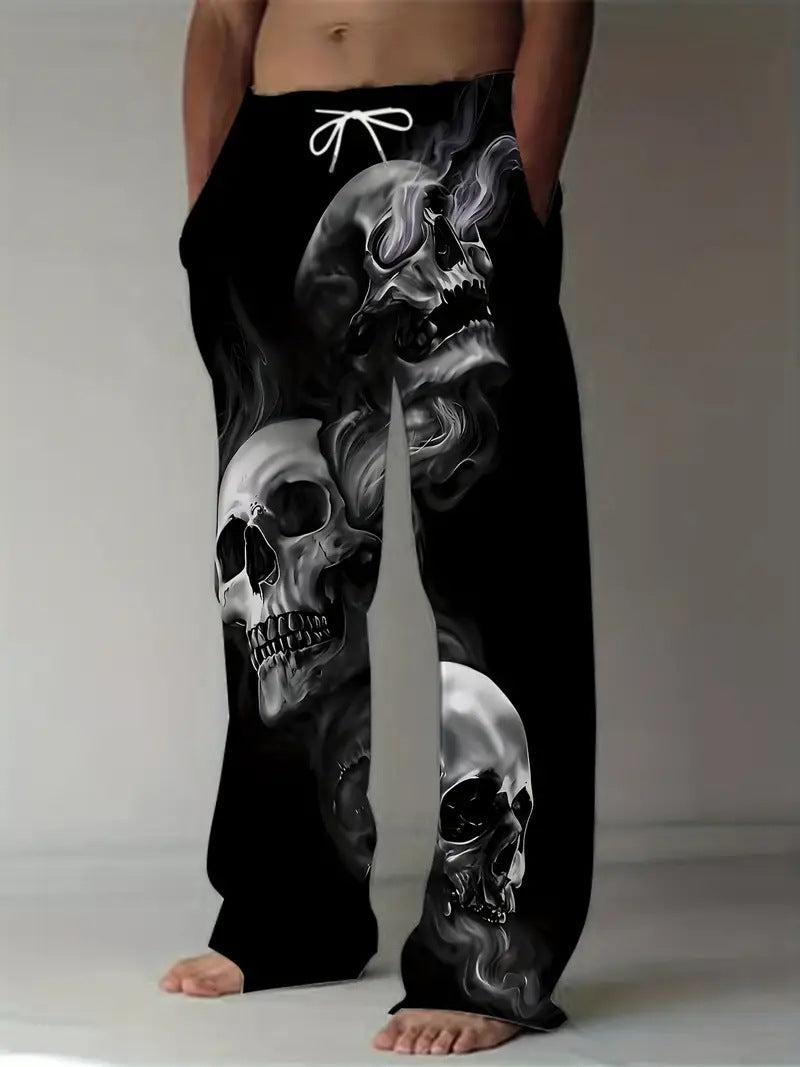 Unisex 3D Print Straight-Leg Pants