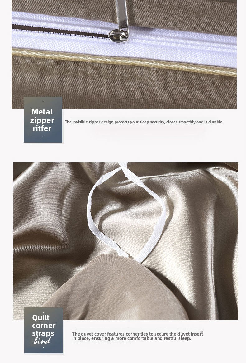 Reversible Satin Bedding Set