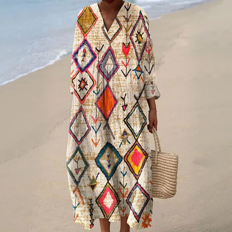 Women's Hooded Casual Loose Dress