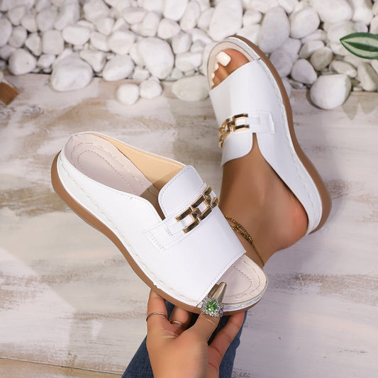 Women's Peep-Toe Wedge Sandals