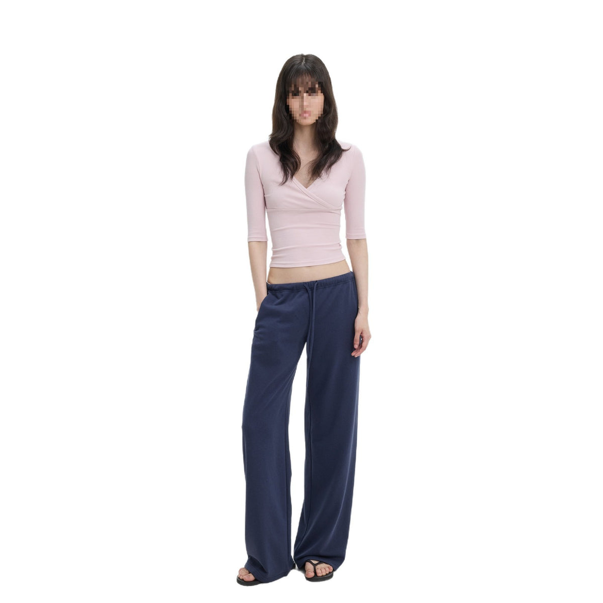 Low-Waist Drawstring Sweatpants