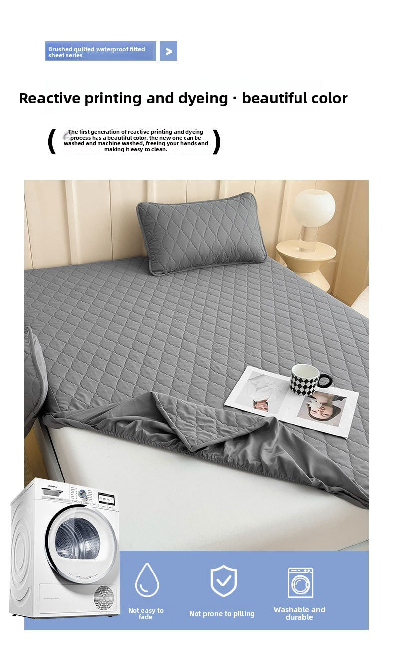 Waterproof Anti-Slip Fitted Mattress Protector