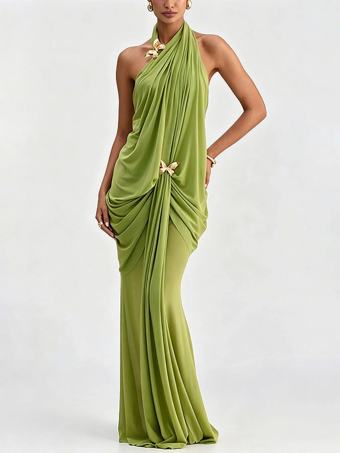 Women's Off-Shoulder Butterfly Bodycon Dress