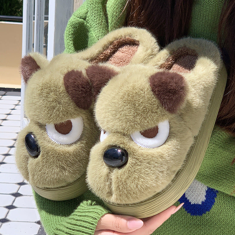 Cartoon Plush House Slippers