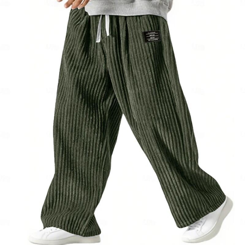 Men's Corduroy Drawstring Pants