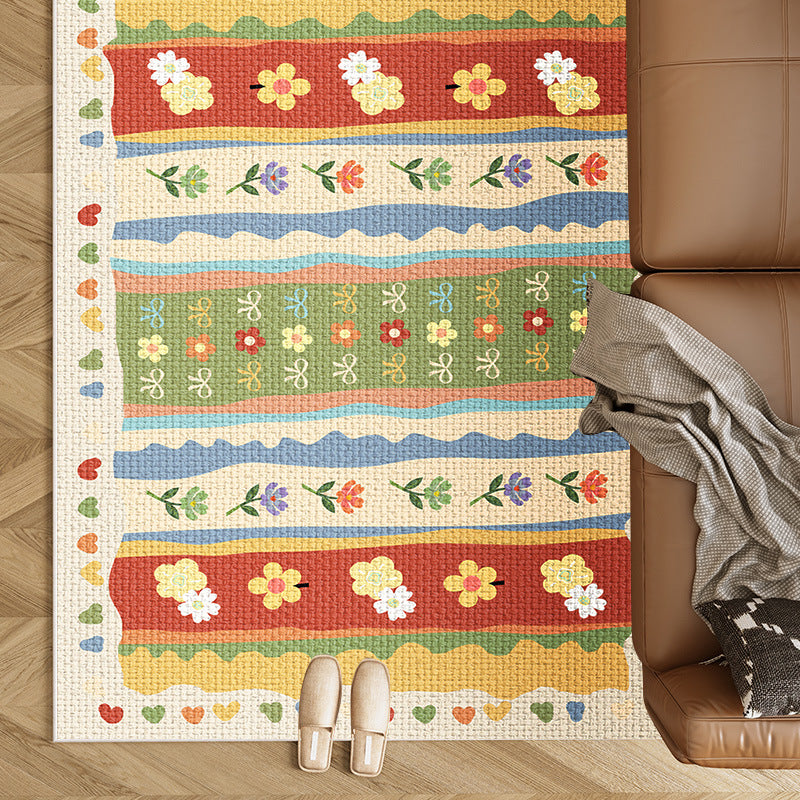 Printed Bohemian Area Rug