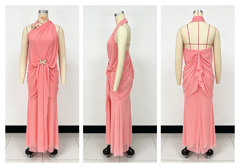 Women's Off-Shoulder Butterfly Bodycon Dress