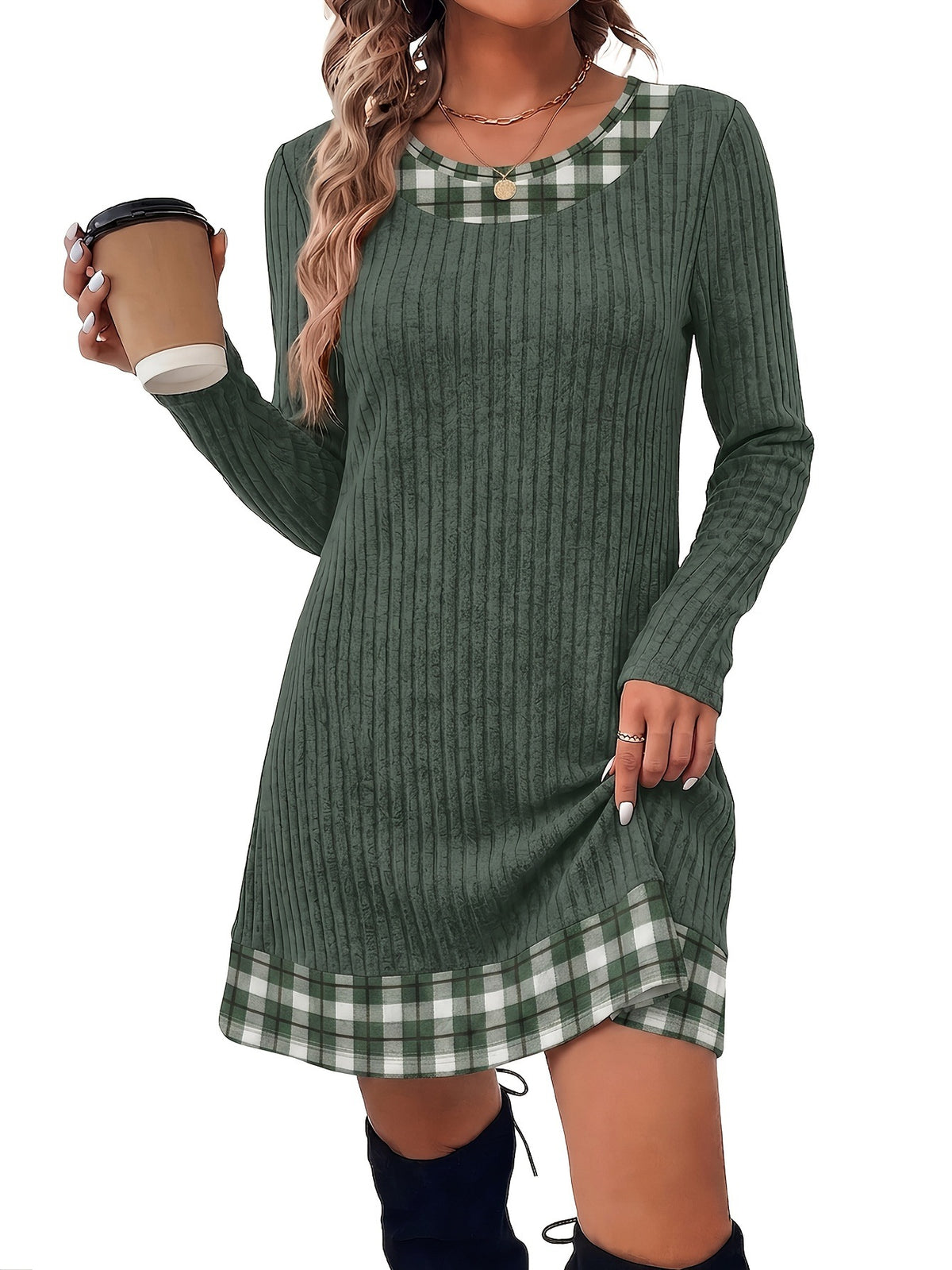 Women's Casual Long Sleeve Dress
