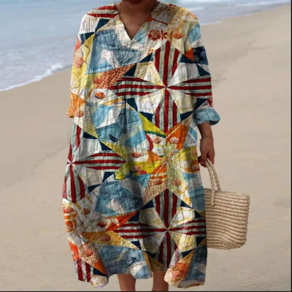 Women's Hooded Casual Loose Dress