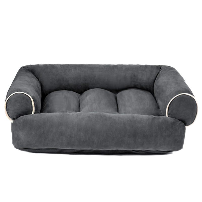 Deerskin Velvet Pet Dog Sofa Bed
