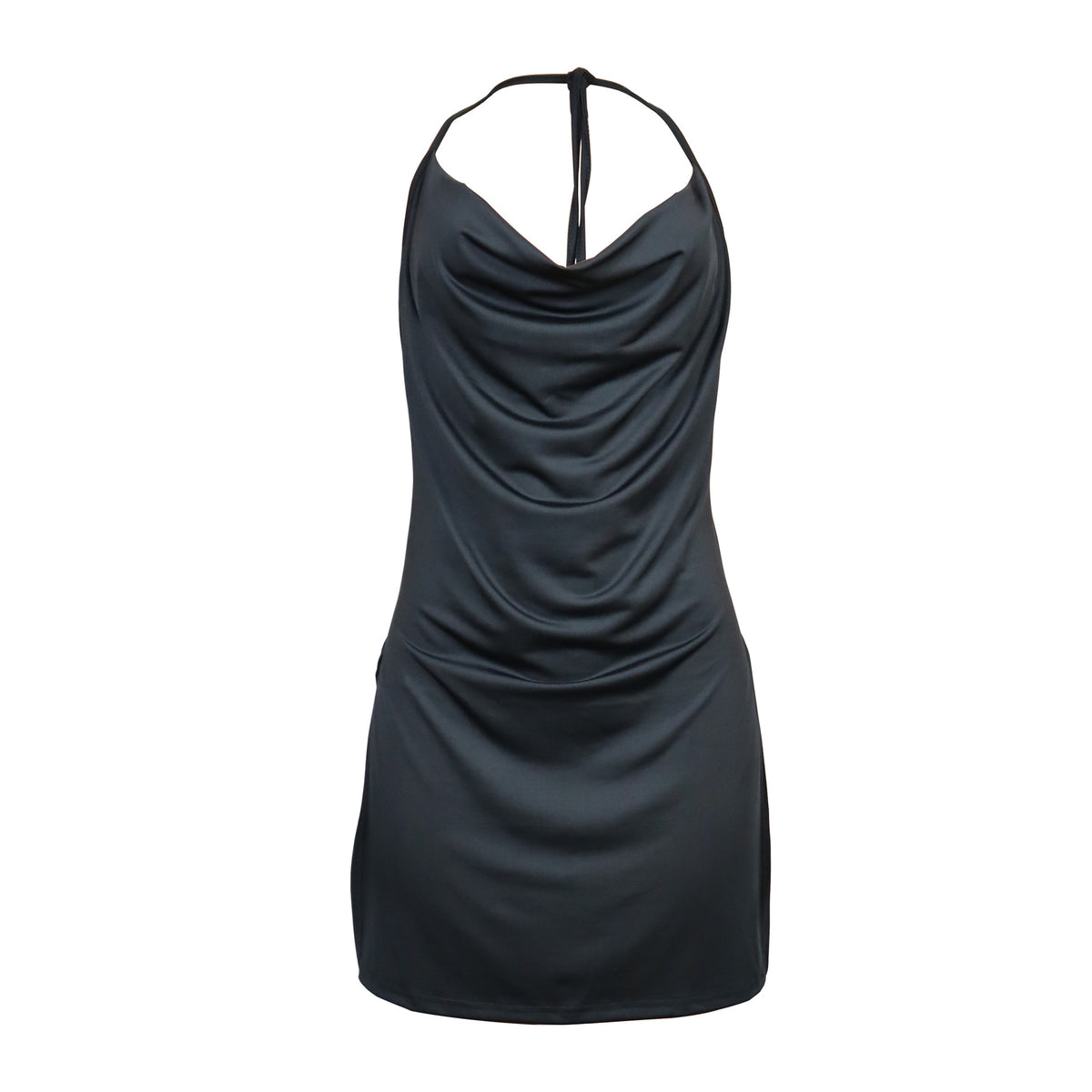 Women's Spaghetti Strap Backless Short Dress