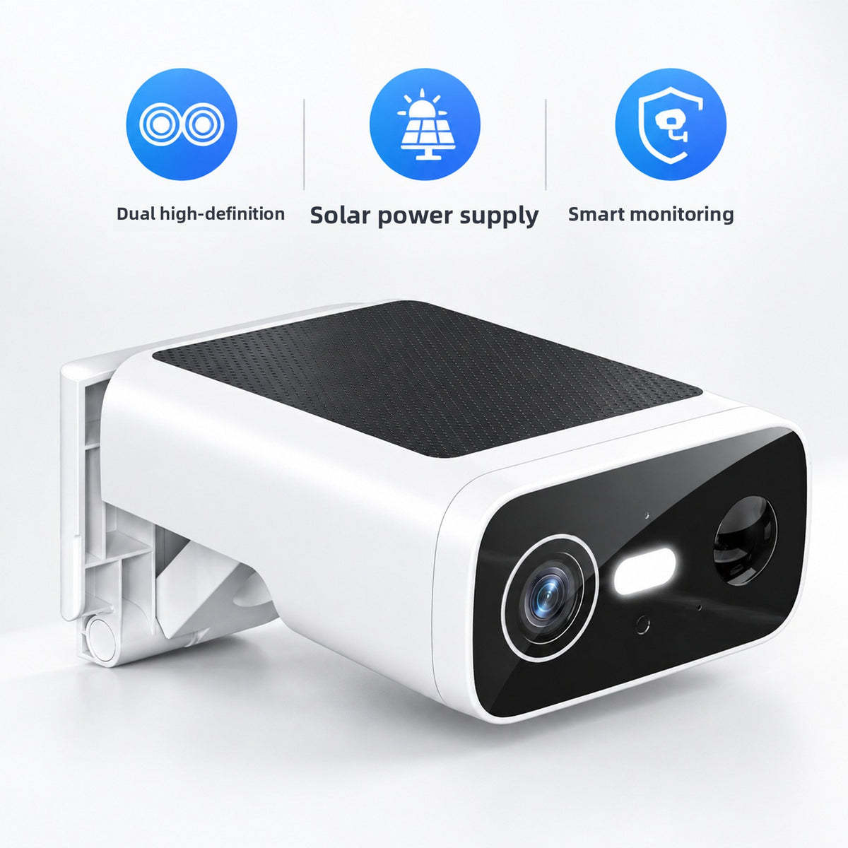 Dual Lens Solar WiFi Security Camera