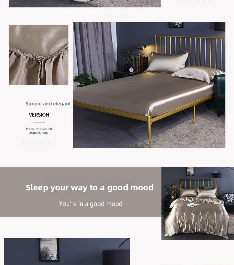 Reversible Satin Bedding Set