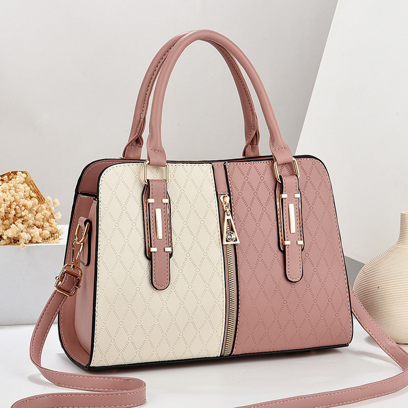 Diamond Embossed Handbag