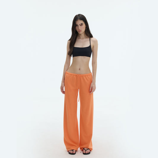 Low-Waist Drawstring Sweatpants