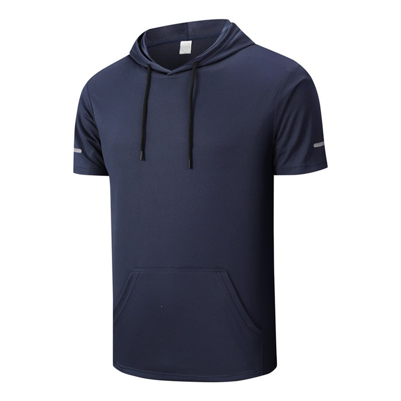 Men's Quick-Dry Hooded Ice-Silk Tank Top